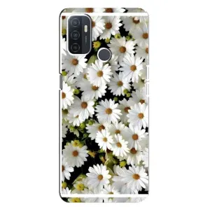 Чехол с ромашками на Oppo A32 (Рамка в ромашках)