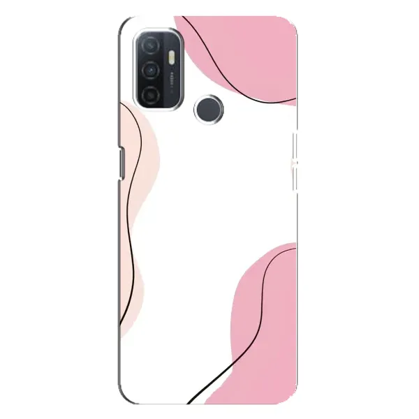 Чехол с рисунком «Розовый фон» для OPPO A32 Чехол с рисунком «Розовый фон» для OPPO A32