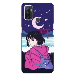 Чехол с персонажами АНИМЕ на Oppo A32 (Синобу Миякэ)