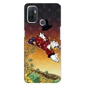 Силиконовый чехол для Oppo A32 (Скрудж Луи Виттон)