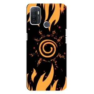 Купить Чехлы на телефон с принтом Anime для Oppo A32 (Солнце Наруто)