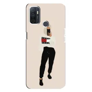 Силиконовый Чехол на Oppo A32 с картинкой Стильных Девушек (Стильная)