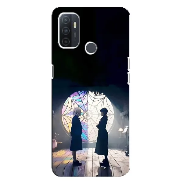 Чехол с рисунком «Уэнсдей и Энди» для OPPO A32 Чехол с рисунком «Уэнсдей и Энди» для OPPO A32