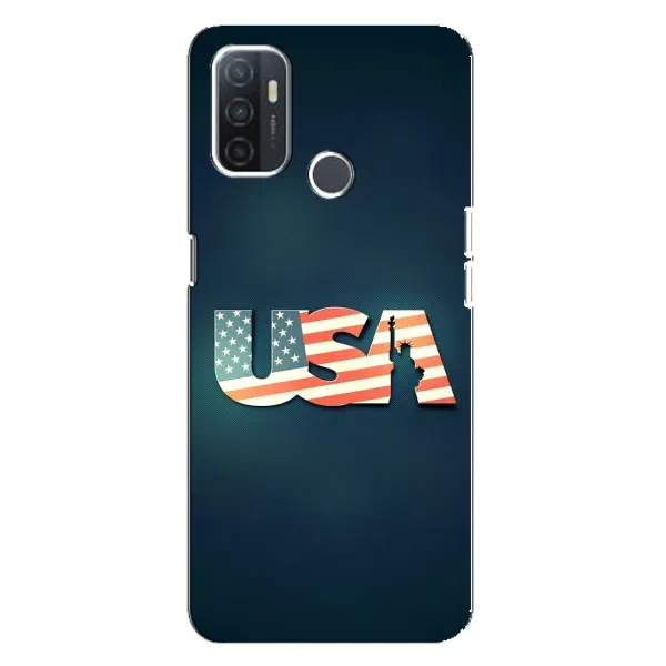 Чехол с рисунком «USA» для OPPO A32