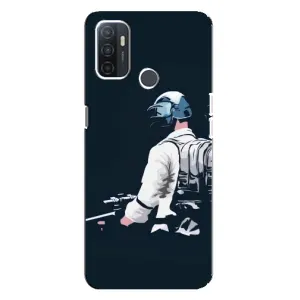 Чохол з картинкою "Герой Pubg" на Oppo A32 (В екіперівці)