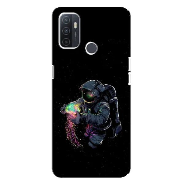 Чехол с рисунком «В руках земля» для OPPO A32 Чехол с рисунком «В руках земля» для OPPO A32
