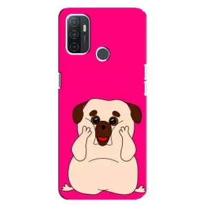 Чохол (ТПУ) Милі песики для Oppo A32 (Веселий Мопсік)