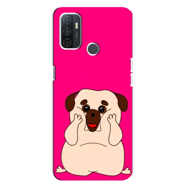Чехол с рисунком «Веселый Мопсик» для OPPO A32 Чехол с рисунком «Веселый Мопсик» для OPPO A32