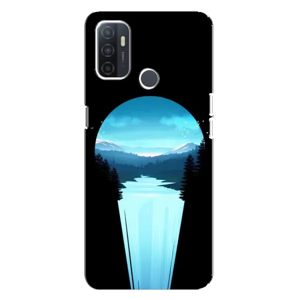 Чехол с рисунком «Синий Водопад» для OPPO A32 Чехол с рисунком «Синий Водопад» для OPPO A32