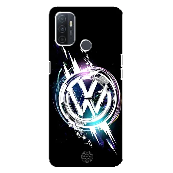 Чехол с рисунком «Volkswagen на черном» для OPPO A32 Чехол с рисунком «Volkswagen на черном» для OPPO A32