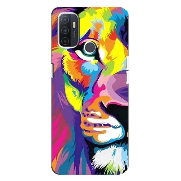 Чехол с рисунком «Яркий Лев» для OPPO A32 Чехол с рисунком «Яркий Лев» для OPPO A32