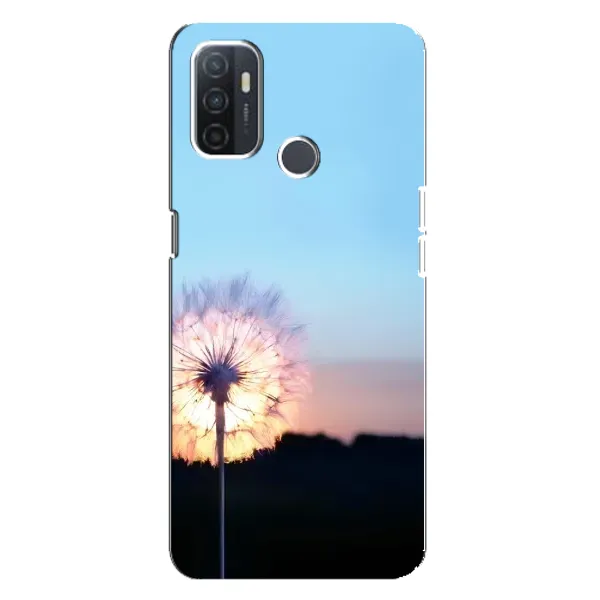 Чехол с рисунком «Закат с одуванчиком» для OPPO A32 Чехол с рисунком «Закат с одуванчиком» для OPPO A32