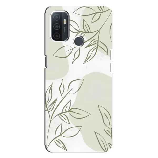 Чехол с рисунком «Зелёный дизайн» для OPPO A32 Чехол с рисунком «Зелёный дизайн» для OPPO A32
