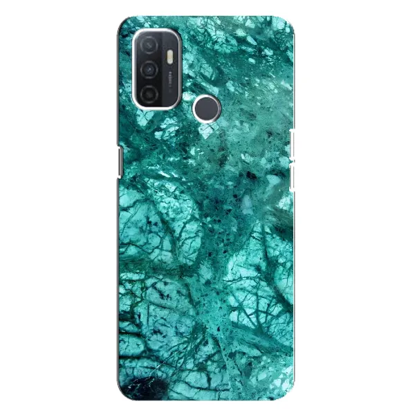 Чехол с рисунком «Зеленый мрамор» для OPPO A32 Чехол с рисунком «Зеленый мрамор» для OPPO A32