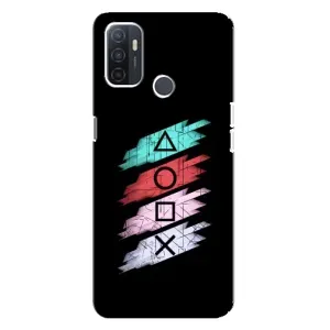 Чехол с рисунком «Значки Sony» для OPPO A32