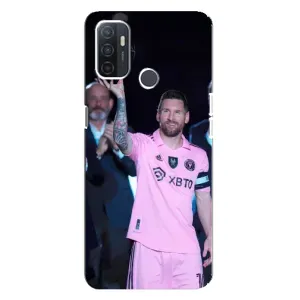 Чохли Лео Мессі в Маямі на Oppo A32 (Золотий м'яч Мессі)