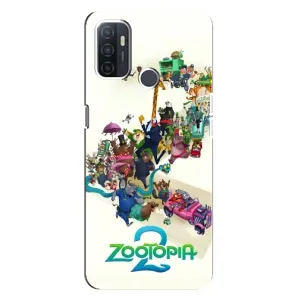 Силіконовий чохол з принтом Зоотрополіс для Oppo A32 (Зоотрополіс лого)