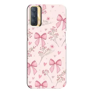 Чехол банты для Oppo A33 (Банты с цветами)