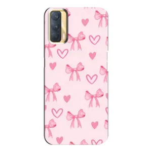 Чехол банты для Oppo A33 (Бантики и сердечки)