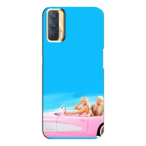 Силіконовый Чохол Барбі фільм на Oppo A33 (Барбі і Кен)