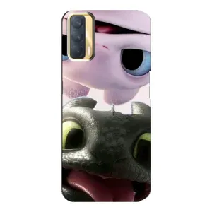 Чохол дракон Беззубик для Oppo A33 (Беззубик і Денна Лють)