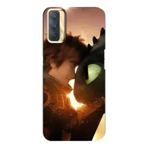 Чохол дракон Беззубик для Oppo A33 (Беззубик і Гикавка)