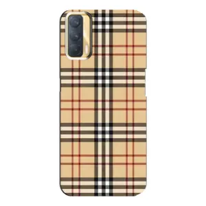 Чехол с рисунком «Burberry стиль» для OPPO A33