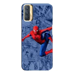 Силіконовий Чохол для Oppo A33 (Людина павук)
