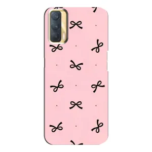 Чехол банты для Oppo A33 (Черные бантики)