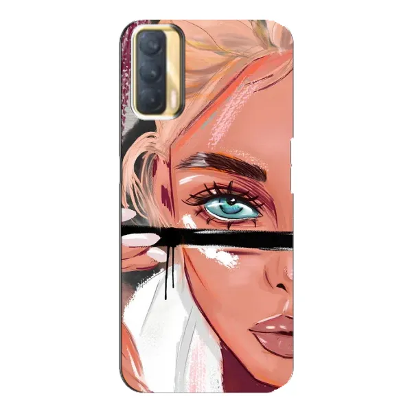 Чехол с рисунком «Девушка и ресницы» для OPPO A33 Чехол с рисунком «Девушка и ресницы» для OPPO A33