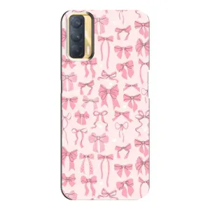 Чехол банты для Oppo A33 (Фон бантики)