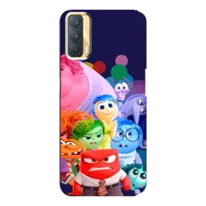 Чехол Головоломка для Oppo A33 - (AlphaPrint) (Герои головоломки)