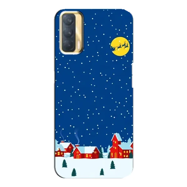 Чехол с рисунком «Город в снегу» для OPPO A33 Чехол с рисунком «Город в снегу» для OPPO A33