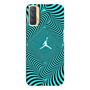Силиконовый Чехол Nike Air Jordan на Оппо А33 (Jordan)