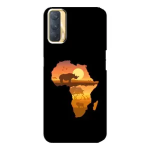 Літній Чохол на Oppo A33 (Карта)