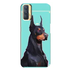 Чехол ДОБЕРМАН для Oppo A33 (Король доберман)