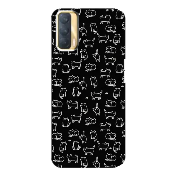 Чехол с рисунком «Котики на черном» для OPPO A33 Чехол с рисунком «Котики на черном» для OPPO A33