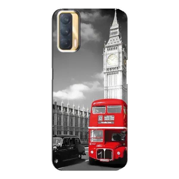 Чехол с рисунком «Красный автобус» для OPPO A33
