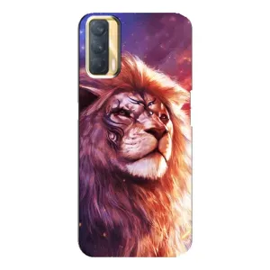 Чехол с картинкой на Oppo A33 (Красочный ЛЕВ)