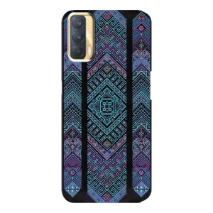 Силиконовый Чехол на Oppo A33 (Крутой орнамент)