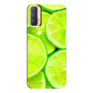 Чехол с изображением вкусной еды для Oppo A33 (Лайм)