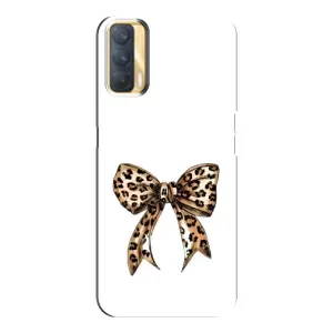 Чехол банты для Oppo A33 (Леопардовый принт)