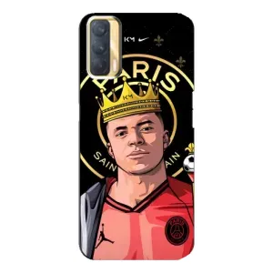 Чохол (TPU) з Футболістом на Oppo A33 (Mbappe King)