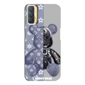 Силиконовый чехол для Oppo A33 (Медведь Louis Vuitton)