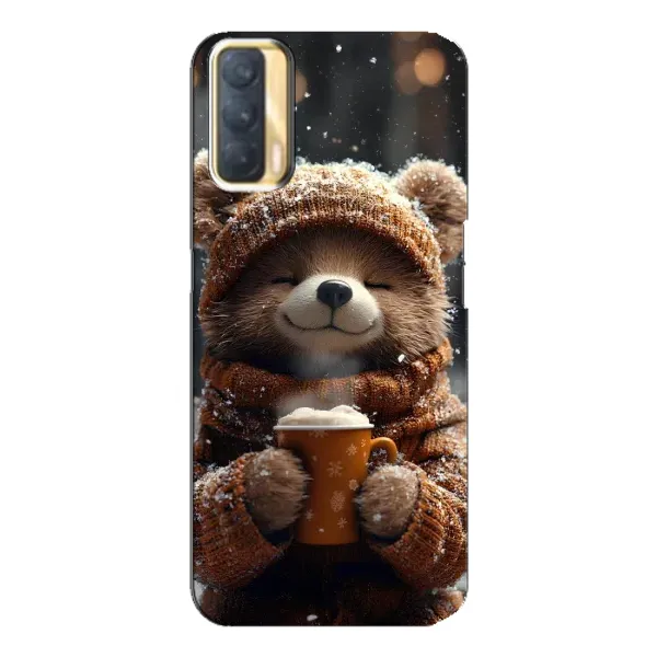 Чехол с рисунком «Медвежонок с кофе» для OPPO A33 Чехол с рисунком «Медвежонок с кофе» для OPPO A33
