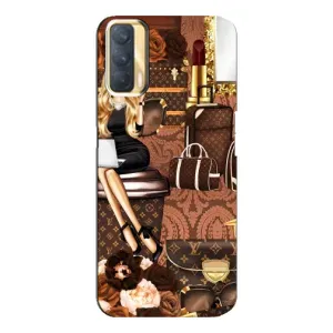 Чехол Стиль Louis Vuitton на Oppo A33 (Мода Луи Виттон)