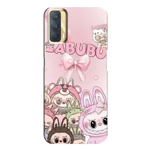 Чехол с принтом Лабубу для Oppo A33 (Монстры Лабубу)