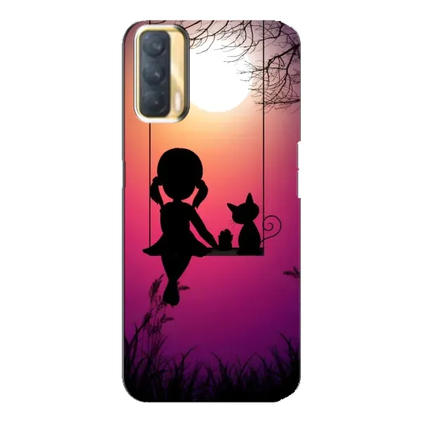 Чехол с рисунком «На качели» для OPPO A33