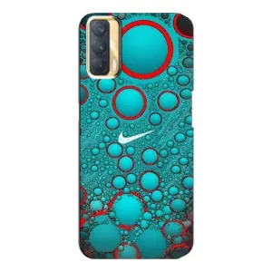 Силиконовый Чехол на Oppo A33 с картинкой Nike (Найк зеленый)