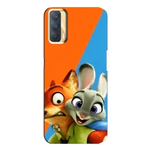 Чехлы ЗВЕРОПОЛИС для Oppo A33 (Ник и Хопс)